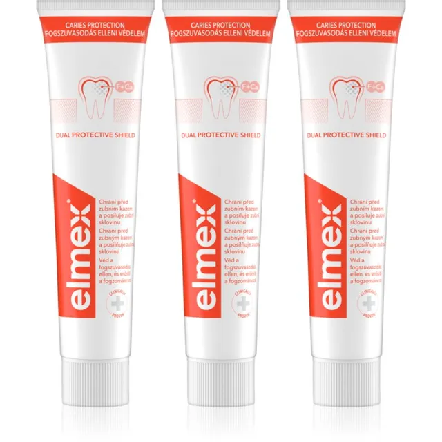 Elmex Caries Protection Lagunemisvastane hambapasta fluoriidiga 3x75 ml