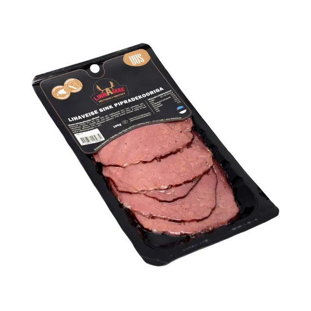 Lihaveise sink pipradekooriga, LINNAMÄE LIHATÖÖSTUS, 100 g