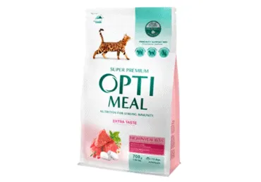 Kuivtoit kassidele veisel.OPTIMEAL 700g
