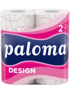 Paloma majapidamispaber Design 2 rulli 2-kihiline