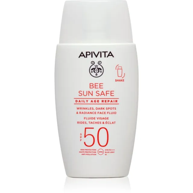 Apivita Bee Sun Safe Daily Age Repair Fluid SPF50 Kaitsev kortsudevastane vedelik SPF 50 50 ml