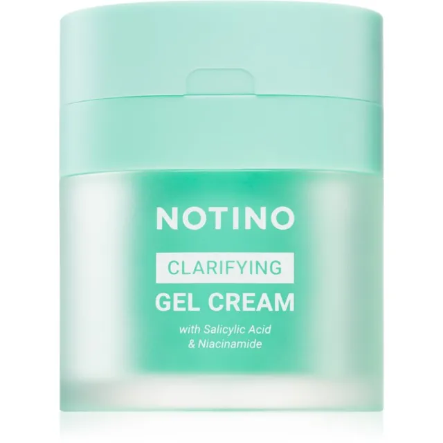 Notino Clarifying Gel Cream with Salicylic Acid and Niacinamide Õrnalt puhastav geelkreem salitsüülhappe ja niatsiinamiidiga 50 ml