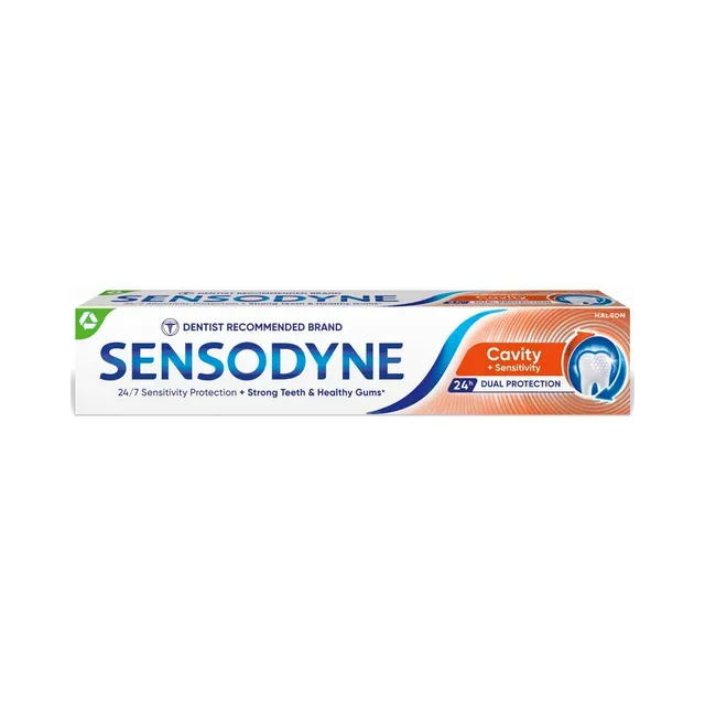 Hambapasta Cavity + Sensitivity, SENSODYNE, 75ml