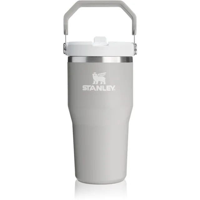 Stanley IceFlow™ Flip Straw Tumbler roostevabast terasest veepudel Ash 600 ml