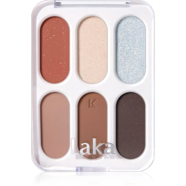 Laka Forever6 Eye Palette Lauvärvipalett varjund 01 Beginning 7 g