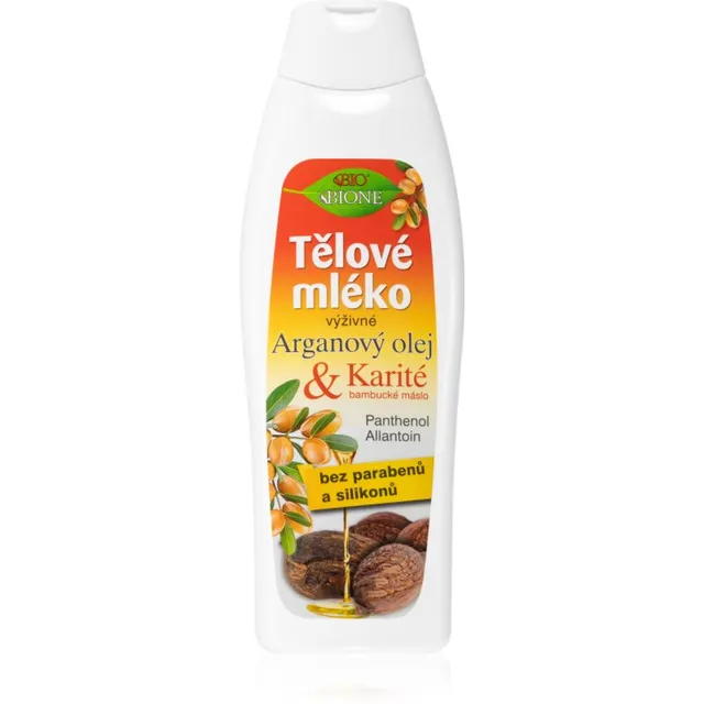 Bione Cosmetics Argan Oil + Karité Toitev kehapiim 500 ml