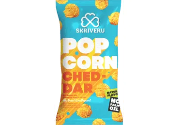 Popkorn Cheddar cheese SKRIVERU 50g