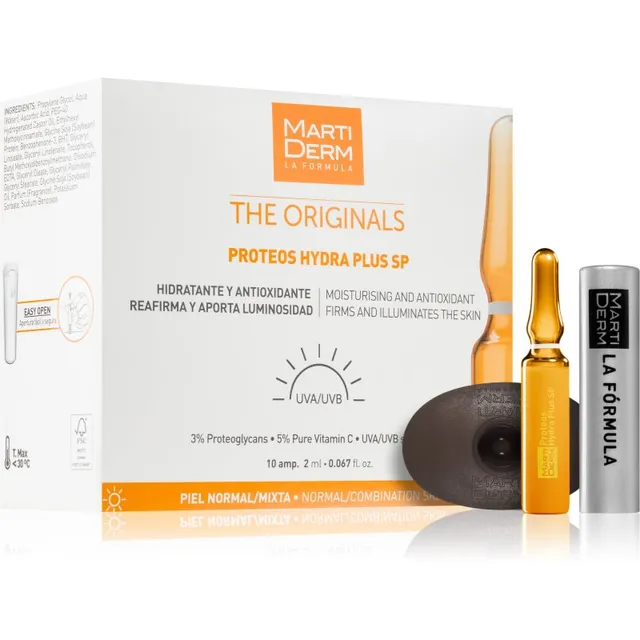 MartiDerm The Originals Proteos Hydra Plus SP Ampull vananemisvastase toimega C-vitamiiniga 10x2 ml