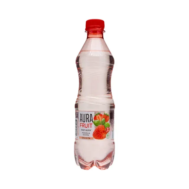 Maitsevesi Near Water Aura Fruit Maasikas-Basiilik, AURA FRUIT, 500 ml