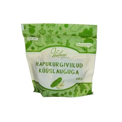 Hapukurgiviilud küüslaug. Viibergi 400g/320g