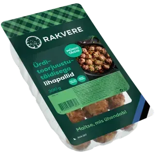 Rakvere Lihapallid Ürdi-Toorjuustutäidisega 300G