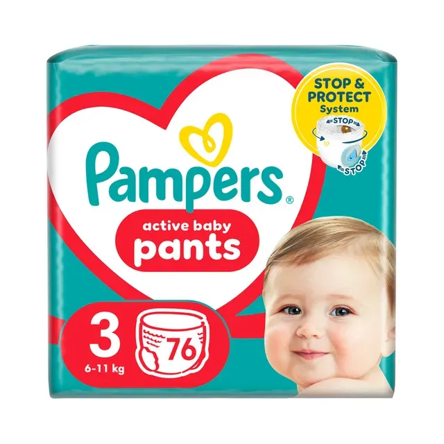 Püksmähkmed GP S3, PAMPERS, 76 tk