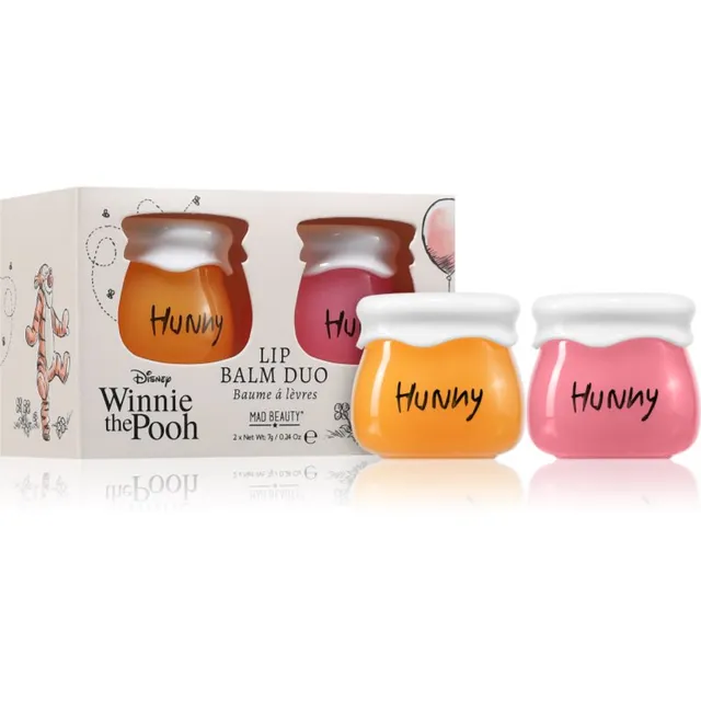 Mad Beauty Winnie The Pooh Huulepalsam topelt 2x7 g