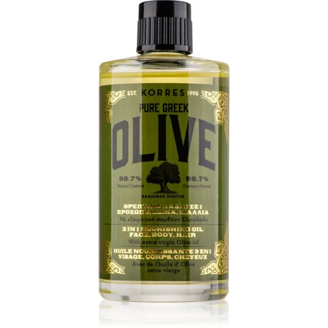 Korres Pure Greek Olive Toitev õli näole, kehale ja juustele 100 ml
