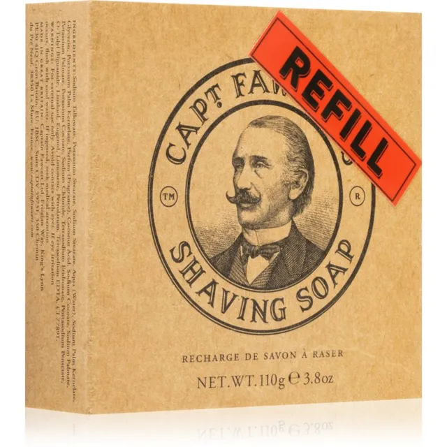 Captain Fawcett Shaving Soap Refill Raseerimisseep täitepakend meestele 110 g