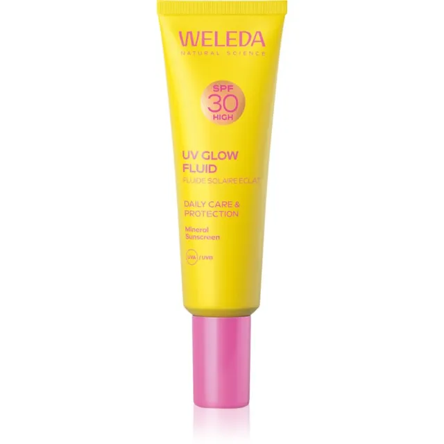 Weleda UV Glow Fluid Nahahooldusvedelik sära andva efektiga SPF 30 30 ml