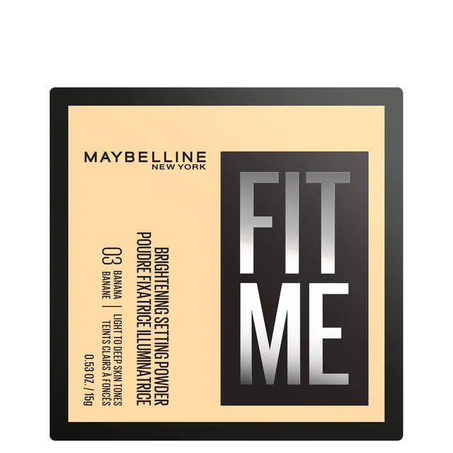 MAYBELLINE Fit Me Loose Brightening Setting Powder No.03 Banana 15g