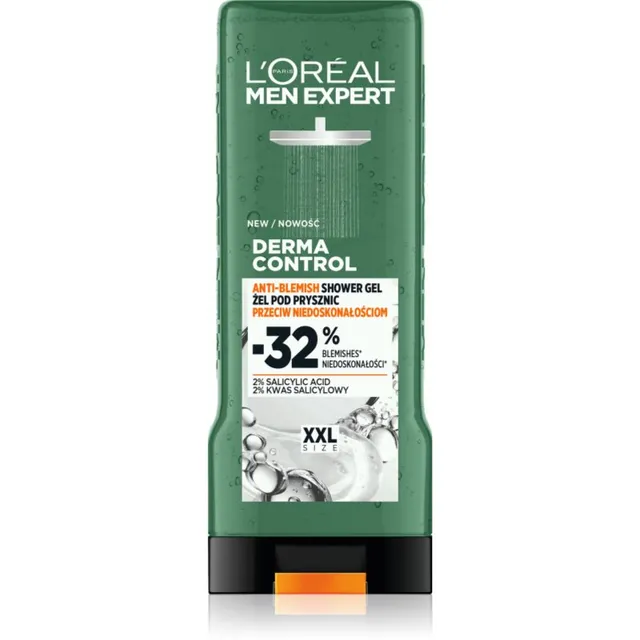 L’Oréal Paris Men Expert Derma Control Dušigeel meestele probleemsele ja rasusele nahale 400 ml
