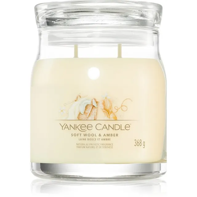 Yankee Candle Soft Wool & Amber lõhnaküünal 368 g