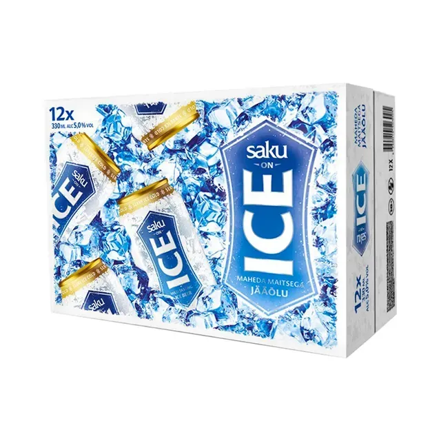 On Ice purk kohver, SAKU ON ICE, 12x330 ml purk