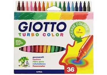 Viltpliiatsid GIOTTO Turbo 36värvi
