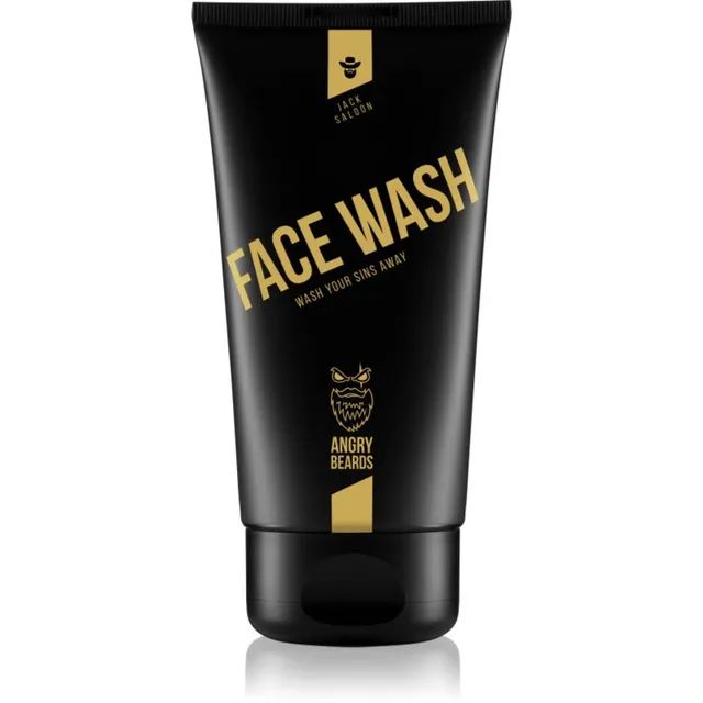 Angry Beards Jack Saloon Face Wash Puhastav geel näole meestele 150 ml