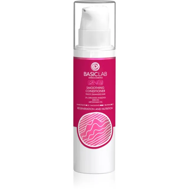 BasicLab Dermocosmetics Capillus Silendav palsam ohjeldamatutele ja käharatele juustele 250 ml