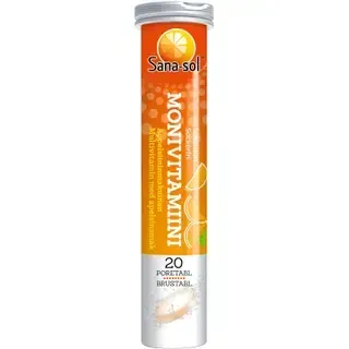 Sana-Sol joogitabletid multivitamiinidega 20 tk
