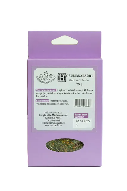 HOBUMADARA ÜRT (GALII VERI HERBA) 20G (KARP)