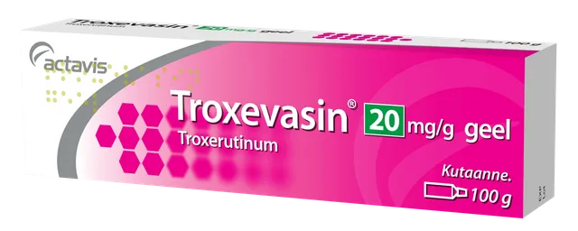 TROXEVASIN GEEL 20MG 1G 100G N1
