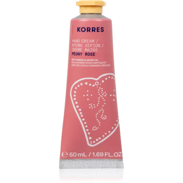Korres Peony Rose Niisutav kätekreem mandliõliga 50 ml