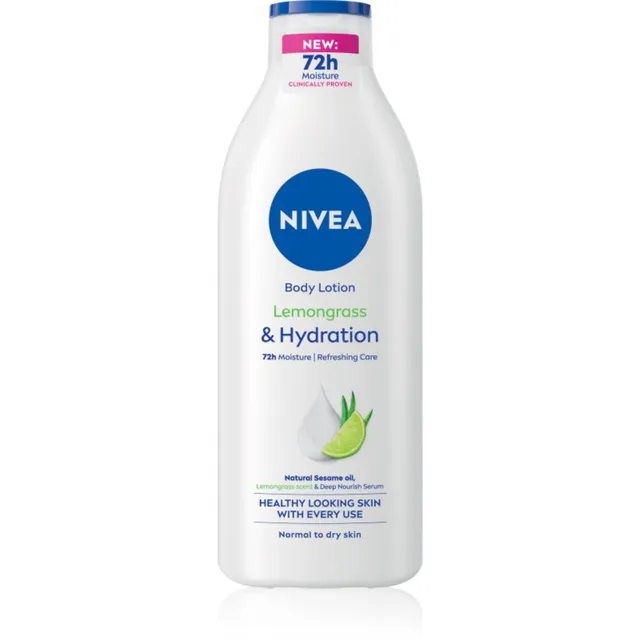 Nivea Lemongrass Niisutav kehapiim 400 ml