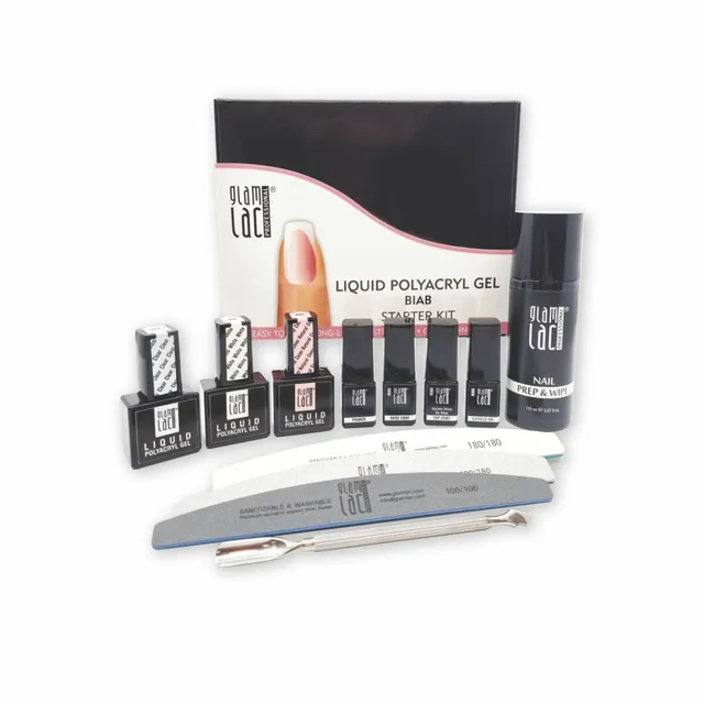 Glamlac Liquid Polyacryl Gel BIAB Starter Kit