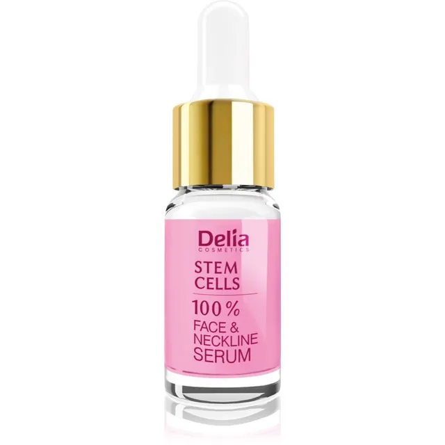 Delia Cosmetics Professional Face Care Stem Cells Intensiivne pinguldav kortsudevastane seerum tüvirakkudega näole, kaelale ja dekolteele 10 ml