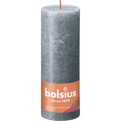 Sammasküünal Bolsius Rustic sinine, 19x7cm