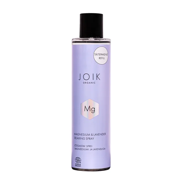 JOIK Organic Magnesium & Lavender Relaxing Spray Refill COS ORG lõõgastav magneesiumi sprei lavendliga täitepakend