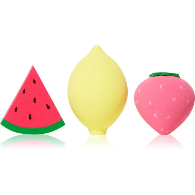 I Heart Revolution Fruit Punch Blending Sponge Trio Aplikaatorite komplekt täiusliku ilme jaoks