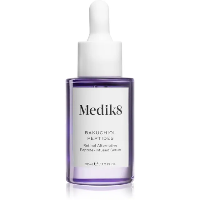 Medik8 Bakuchiol Peptides Vananemisvastane ja ebatäiuste vastane seerum 30 ml