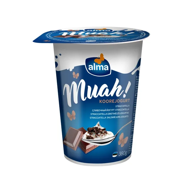 Alma Muah Koorejogurt Stracciatella 380g