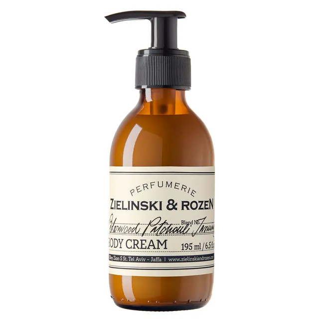 ZIELINSKI & ROZEN Cedarwood, Patchouli, Jasmine Body Cream 195ml