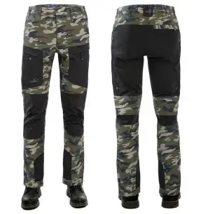 Püksid meestele, stretšpaneelidega ja vetthülgavad, camo, Active Stretch (Arrak Outdoor)