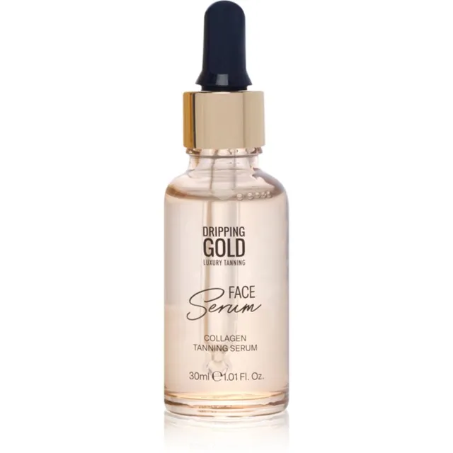 Dripping Gold Luxury Tanning Collagen Face Serum Isepruunistav näoseerum kollageeniga 30 ml