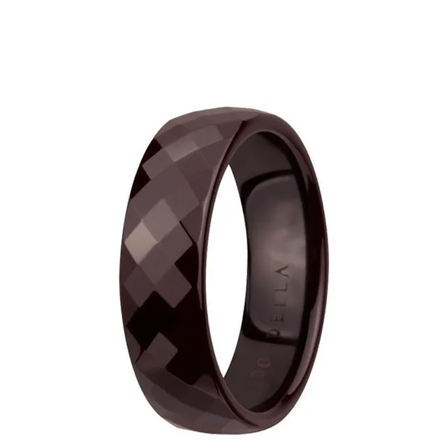 DONDELLA Ceramic Royal Brown Ring (6mm) 17.75