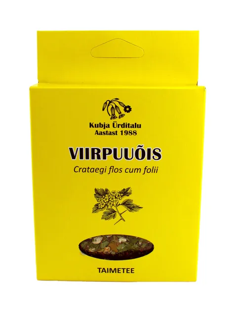 KUBJA VIIRPUUÕIED (CRATAEGI FLORES) 20G (KARP)
