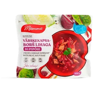 Mamma Värskekapsaborš Lihaga, Supipõhi 500 G