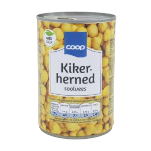 Coop Kikerherned 400g soolvees