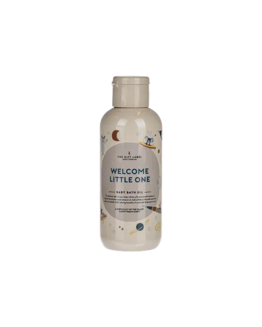 The Gift Label Baby Bath Oil - Welcome Little One