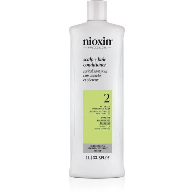 Nioxin System 2 Scalp + Hair Conditioner Palsam õhenevate juuste hoolduseks 1000 ml