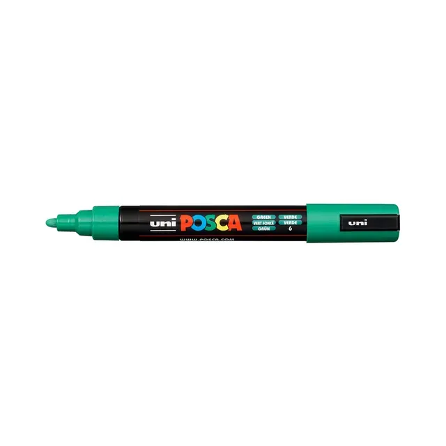Marker PC-5M,1.8 roheline, POSCA, 1 tk