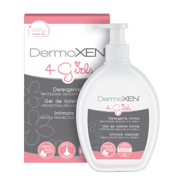 DERMOXEN INTIIMPESUGEEL TÜDRUKUTELE VANUSES 3-14A 200ML